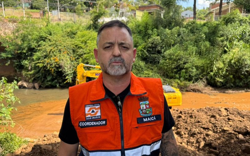 Chefe da Defesa Civil Edson Maica