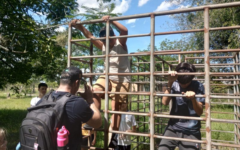 As atividades da Colônia de Férias iniciaram na tarde de terça-feira (6) no Parque do Trabalhador