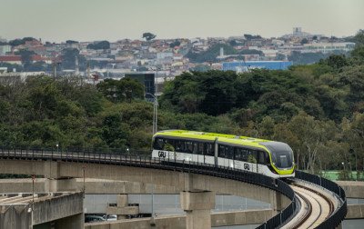 Aeromóvel instalado no aeroporto mais movimentado do Brasil já transporta passageiros