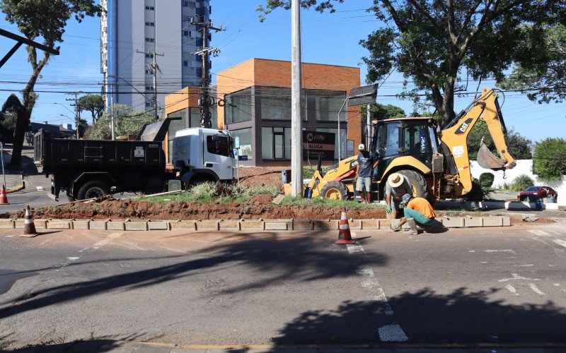 Melhorias na rótula da Rua Marcílio Dias, em Novo Hamburgo | abc+