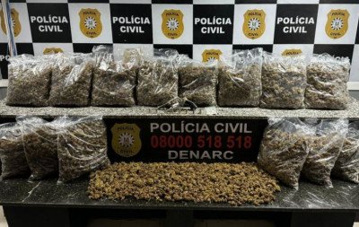 Maconha avaliada em R$ 900 mil é apreendida em Novo Hamburgo