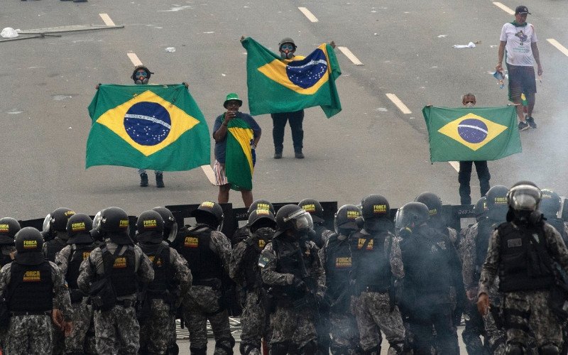 Imagens da depredação das sedes dos Três Poderes da República, em 8 de janeiro de 2023, completa três anos nesta quinta-feira (8) | abc+