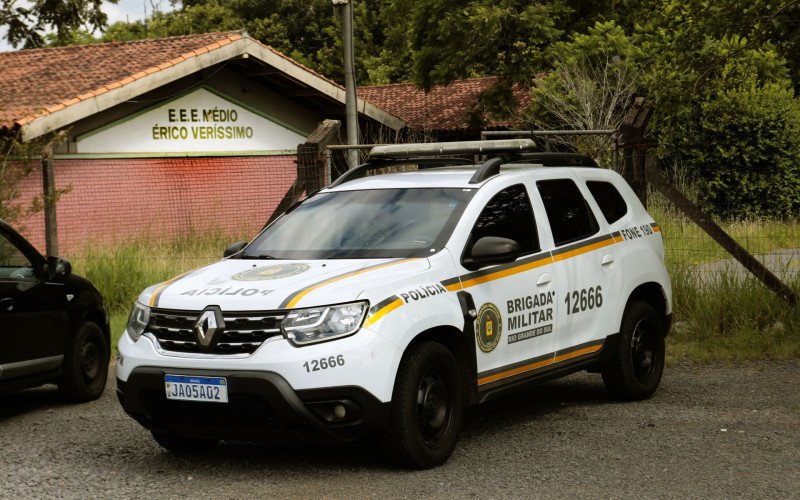 A Brigada Militar confirmou o reforço no policiamento ostensivo por parte da Patrulha Escolar, em Canoas | abc+