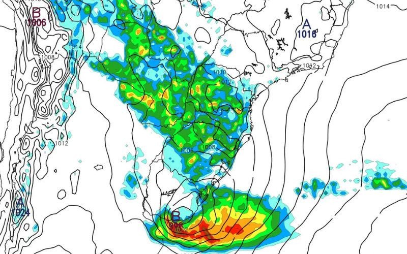 Primeiro ciclone extratropical de 2026: Saiba como fica o tempo no fim de semana no RS | abc+
