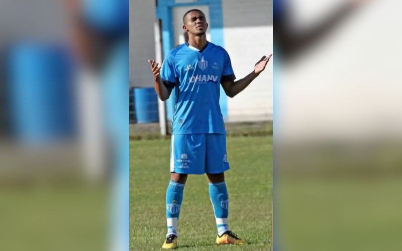 Matheus, participante da Casa de Vidro, jogou na base do Novo Hamburgo | abc+