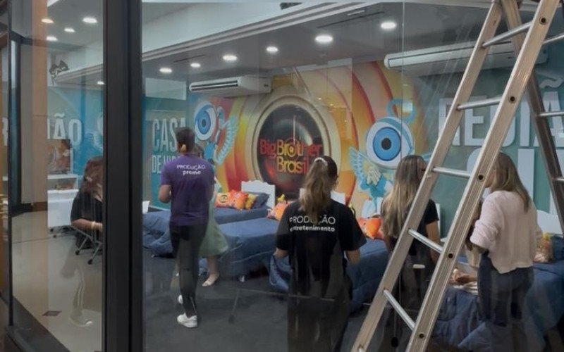 Primeira casa de vidro do BBB 26 é instalada em Porto Alegre, no RS