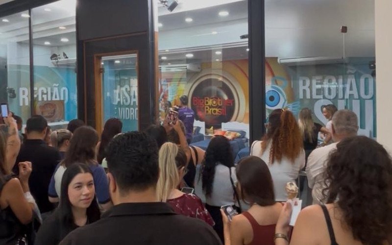 Primeira casa de vidro do BBB 26 é instalada em Porto Alegre, no RS