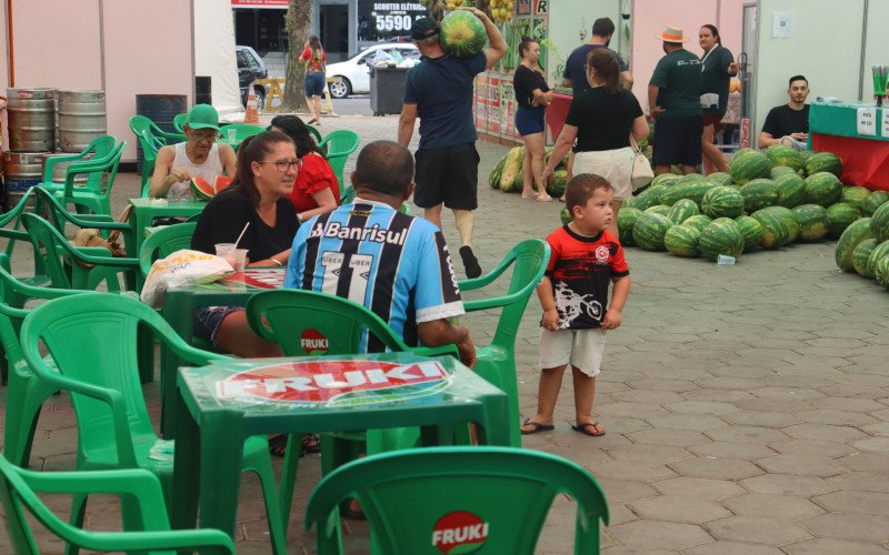 Agricultura familiar se destaca na 20ª Festa da Melancia em Parobé