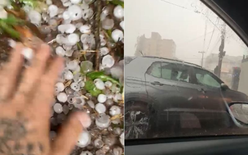 Queda de granizo destrói telhados em Parobé | abc+