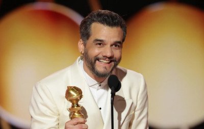 VÍDEO: "Momento extraordinário do cinema brasileiro", diz Wagner Moura antes de vencer Globo de Ouro