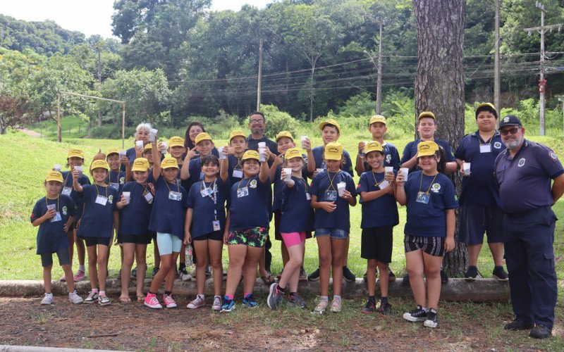 Alunos em oficina do projeto Guarda Mirim de Novo Hamburgo | abc+