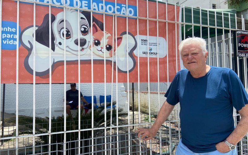Claudio Giacomini mostra Espaço de Adoção na Sempa