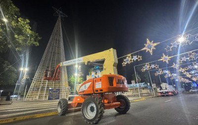 Saiba para onde irá a decoração que enfeitou Novo Hamburgo no Natal de 2025