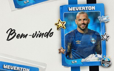 Grêmio anuncia goleiro Weverton como novo reforço para a temporada