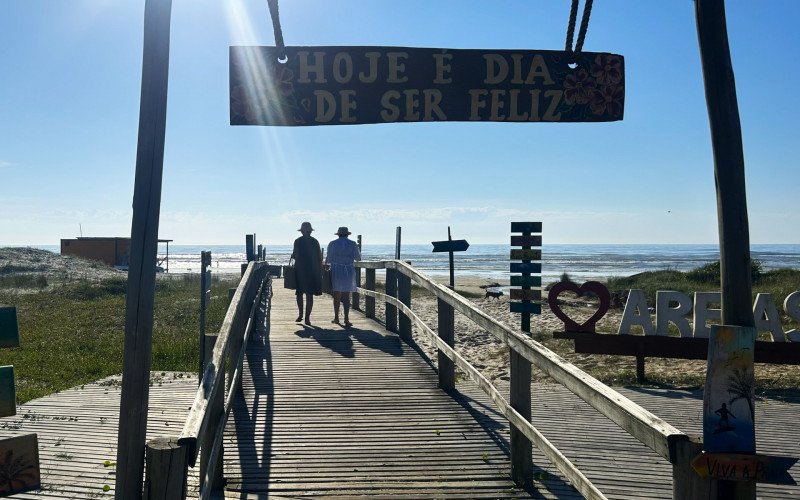 Praia de Areias Brancas, em Arroio do Sal, é um destino de tranquilidade no litoral | abc+