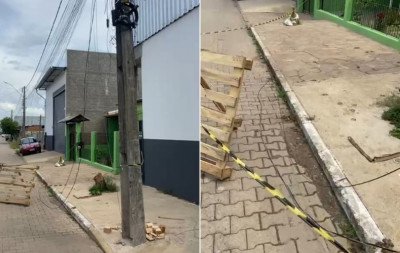 "Fio energizado na rua, muito risco aí": Moradores da região reclamam de problemas na rede de energia elétrica 24 horas após temporal