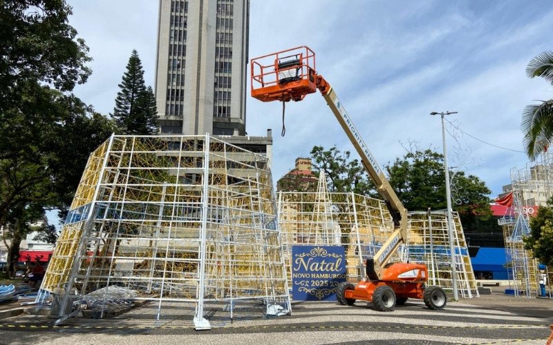 Remoção do Natal de Novo Hamburgo 2025 continua nesta sexta-feira (16) | abc+