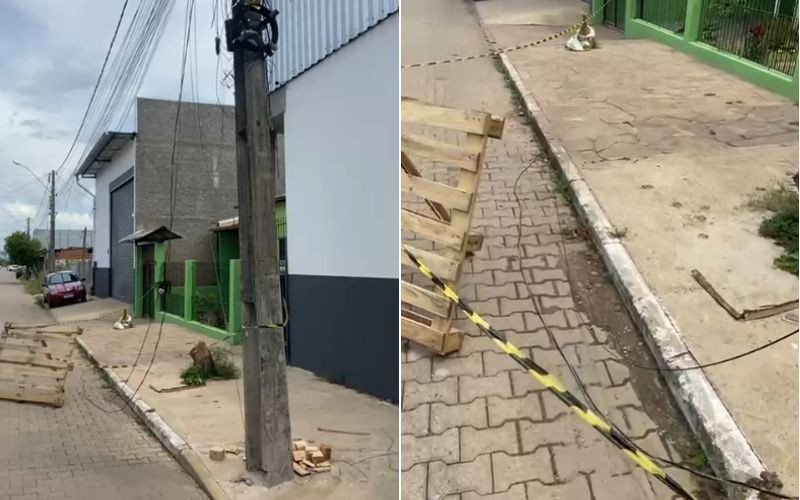 Fio caído quase 24 horas após temporal atingir a região | abc+
