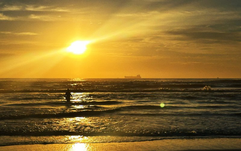 Pesca ao amanhecer