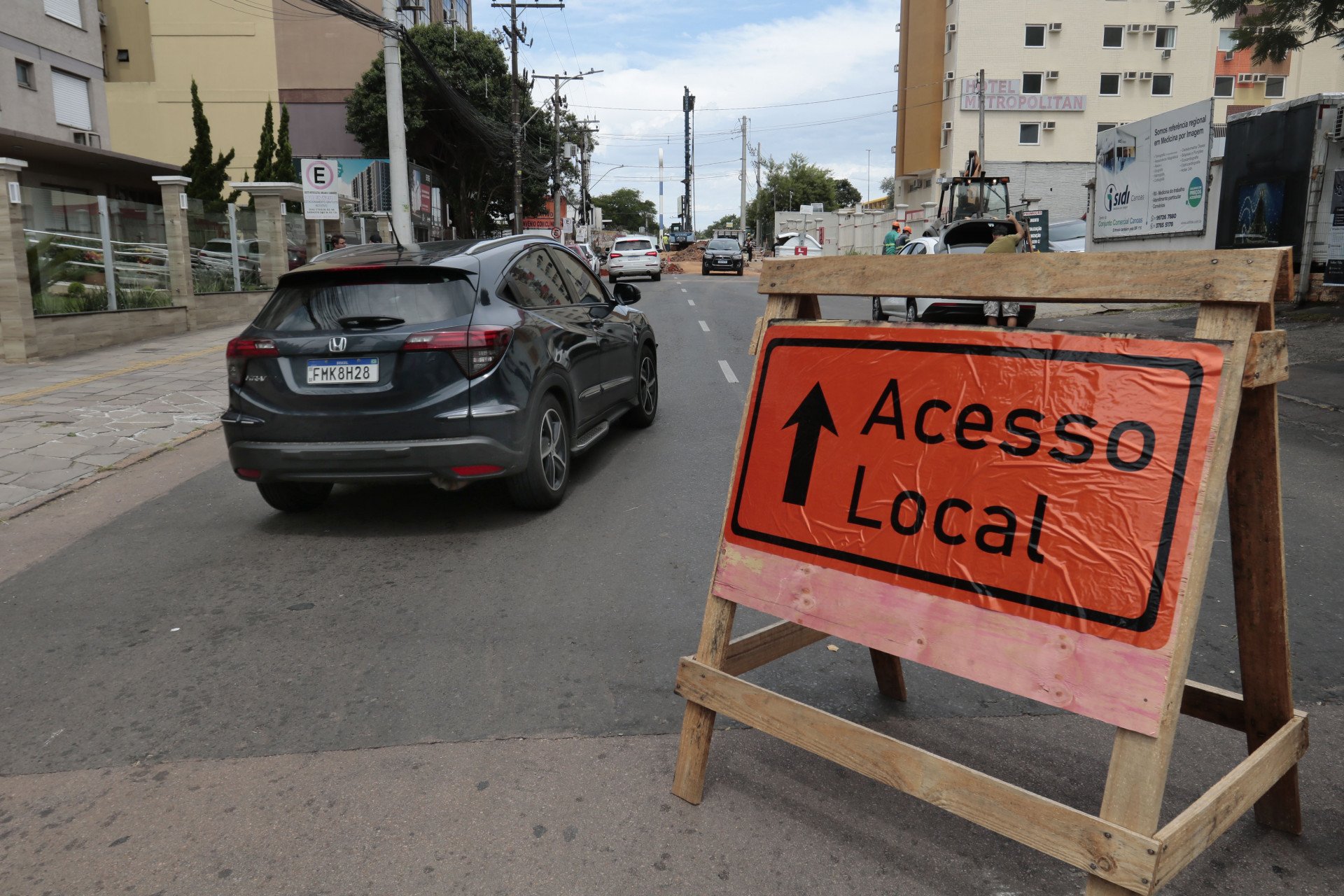 Dnit realiza obras de asfaltamento na Rua Domingos Martins nesta quinta-feira; confira bloqueios