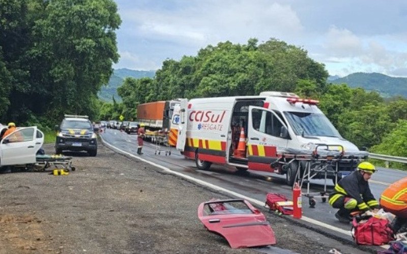 Acidente deixa feridos na BR-386 neste domingo (18) | abc+