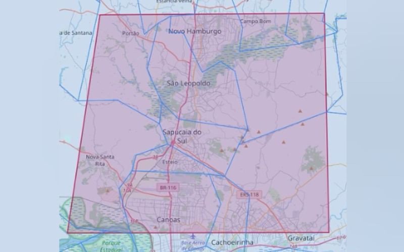 Mapa da Defesa Civil mostra áreas com risco de alagamentos na manhã deste domingo (18) | abc+