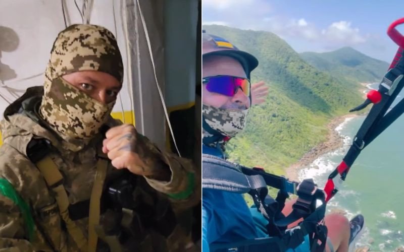 Ex-voluntário na guerra da Ucrânia morre em acidente de parapente em praia de Santa Catarina | abc+