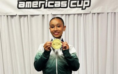 Antônia comemora a medalha de ouro nos Estados Unidos | abc+