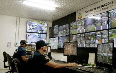 "É o Big Brother de Nova Santa Rita": videomonitoramento opera 24 horas observando quem entra e quem sai da cidade