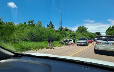 BR-116: Acidente causa congestionamento de mais de 1 hora em trecho de cidade do RS