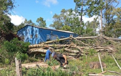 Após prefeitura falar em tornado, Defesa Civil revela o que causou estragos em cidade do RS
