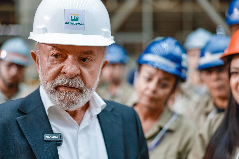  Presidente da República, Luiz Inácio Lula da Silva, durante visita às instalações do Estaleiro ECOVIX. Rio Grande | abc+