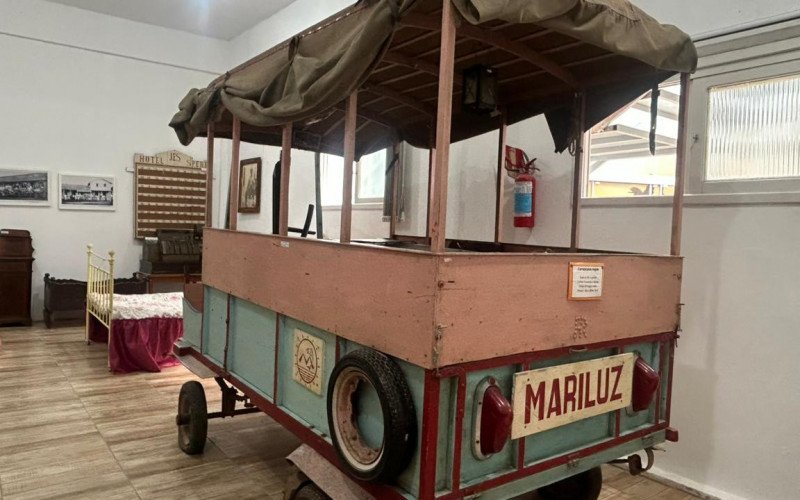 Carroça utilizada para trazer veranistas de São Leopoldo para Mariluz | abc+