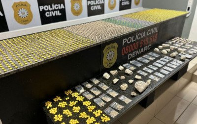 Casa em Campo Bom era usada para armazenar mais de 2 mil comprimidos de ecstasy e outras drogas sintéticas