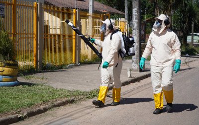 Sapucaia do Sul faz aplicação de inseticida em bairros com casos confirmados de dengue