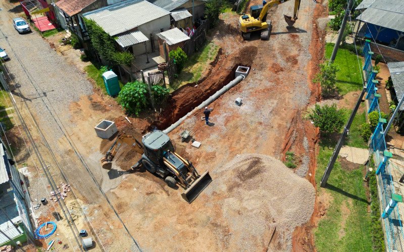 Obra de Pavimentação do Loteamento Santa Luzia