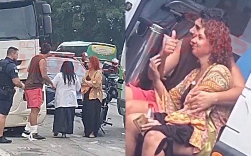 Imagens mostram Pedro Henrique antes de internação, sentado em ambulância com uma mulher