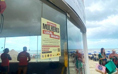 Ação de proteção à mulher registra cinco casos de importunação à beira-mar desde o lançamento do programa Local Seguro