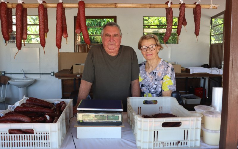 Marli e Walter Gordtel da Feira do Produtor de Estância Velha | abc+