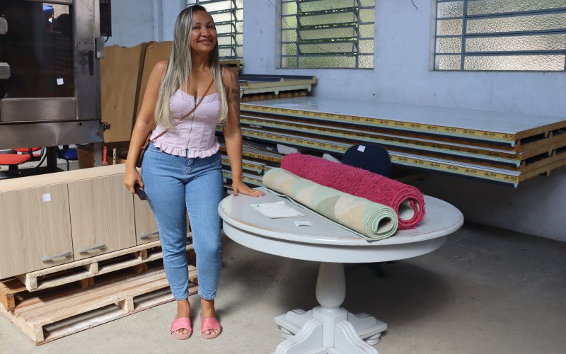 Denise Almeida garantiu uma mesa no no Megabazar do Instituto Joanna de Ângelis | abc+