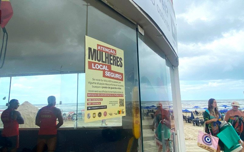 A guarda-vidas número 133, no calçadão da Av. Beira Mar em Imbé, é um dos pontos de acolhimento | abc+