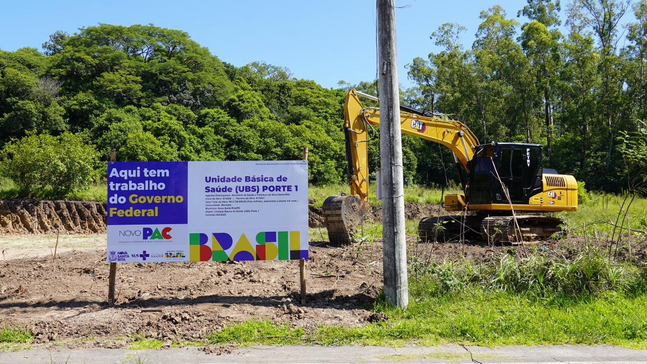 Nova Santa Rita assina ordem de início para construção de nova UBS