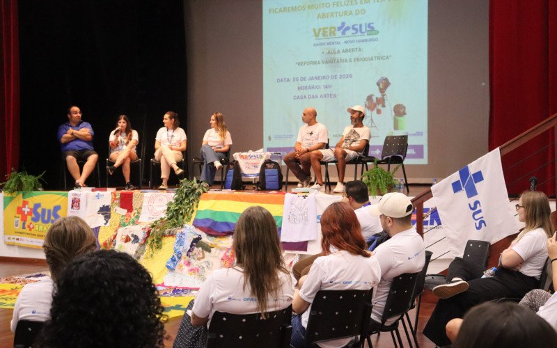 Atividades do VER-SUS iniciaram-se no domingo (25), com aula aberta, e seguem durante a semana com visitas a rede de atendimento psicossocial em Novo Hamburgo | abc+