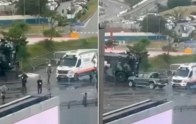 Torcedor morre ao ser atropelado por caminhão do Batalhão de Choque