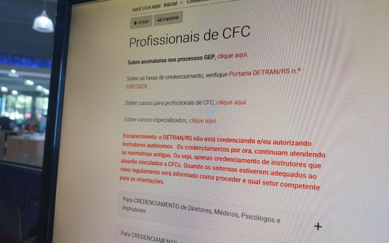 DetranRS informa que ainda não há instrutores particulares de direção no Estado | abc+