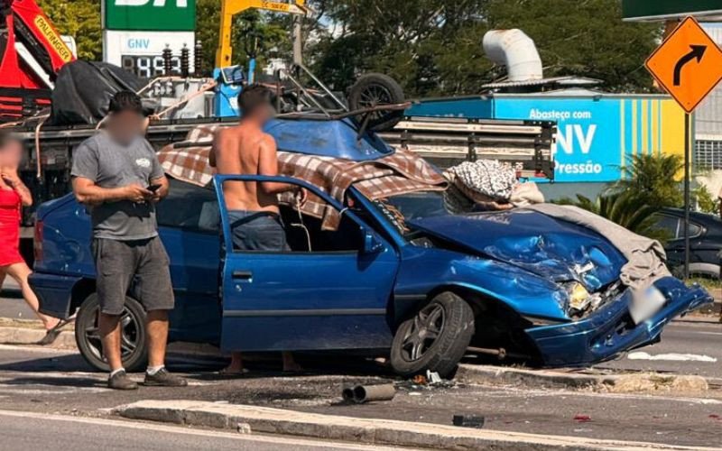 Acidente grave causa congestionamento na RS-240, em São Leopoldo | abc+