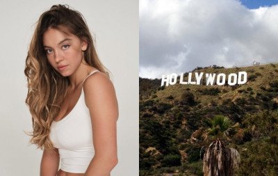 Sydney Sweeney aparece escalando letreiro de Hollywood e gera polêmica nas redes sociais; entenda