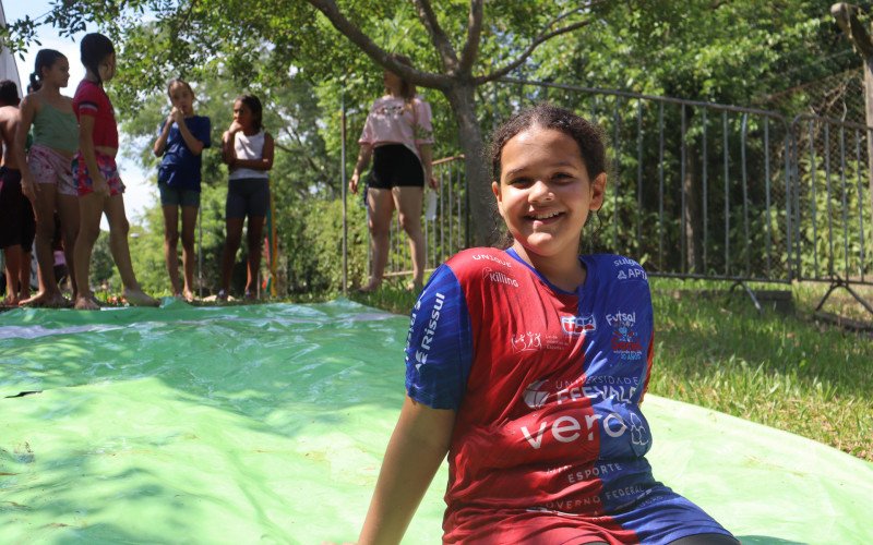 Sofia Karoline elogiou as atividades de f&eacute;rias do CEU das Artes