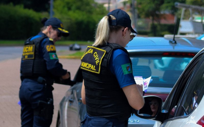 A Guarda Civil Municipal de São Leopoldo (GCM) realizou uma Blitz Educativa voltada à conscientização e prevenção da violência doméstica