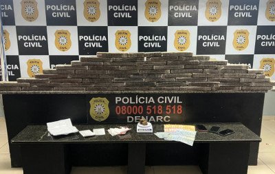 Mais de 60 quilos de maconha são apreendidos em lavagem e mecânica de veículos em Novo Hamburgo